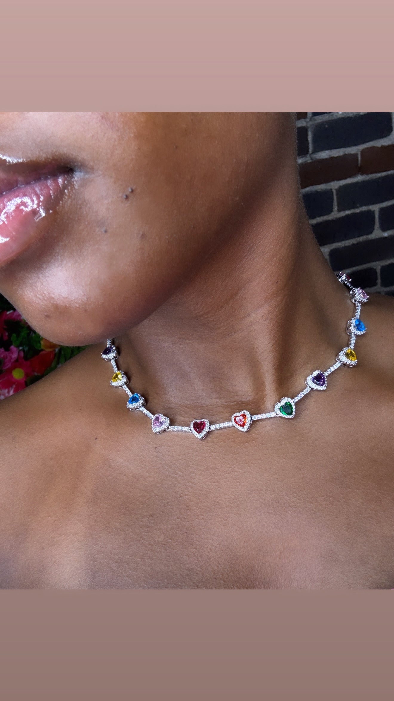 Couture Hearts Necklace