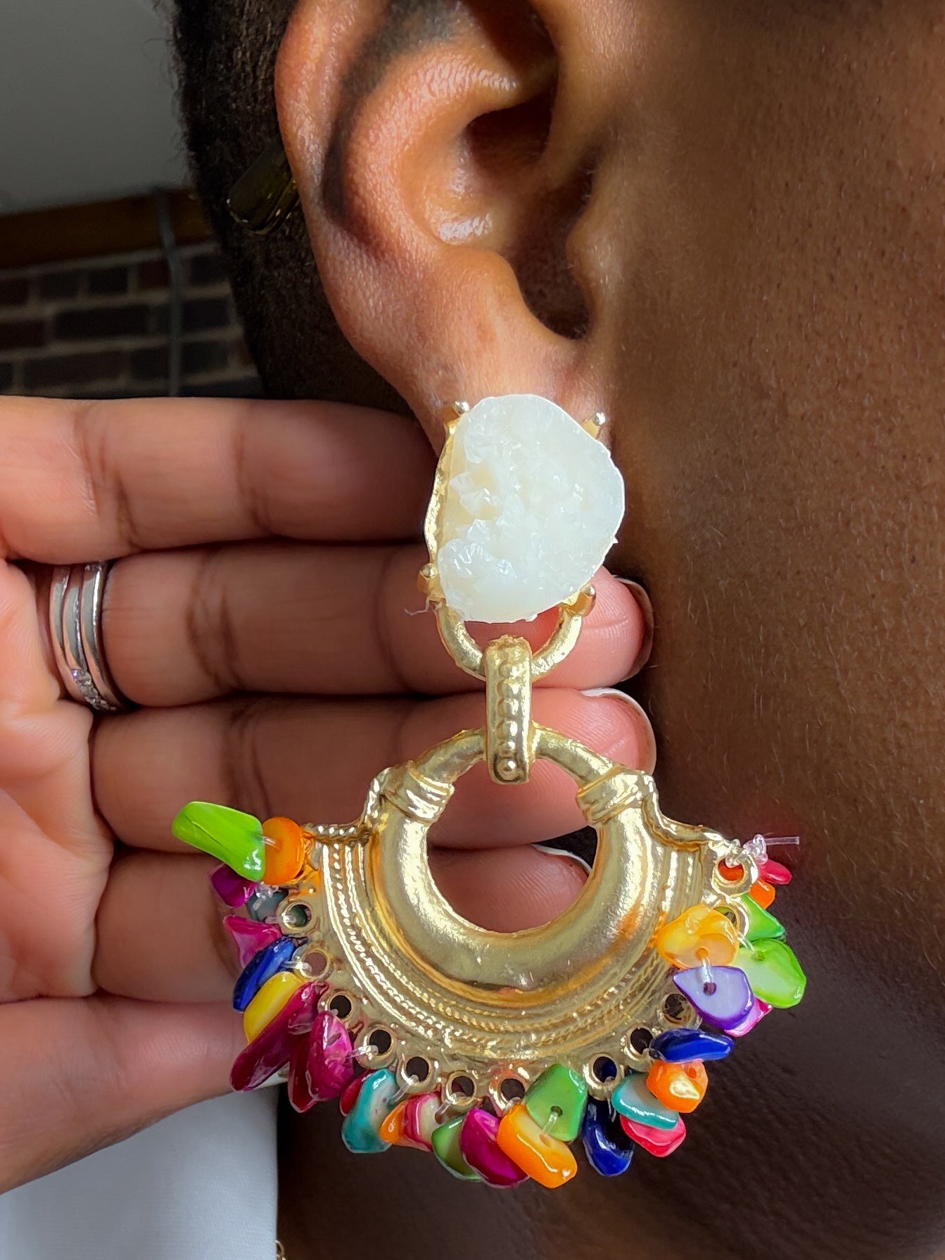 Vibrance Unlocked Beaded Earrings