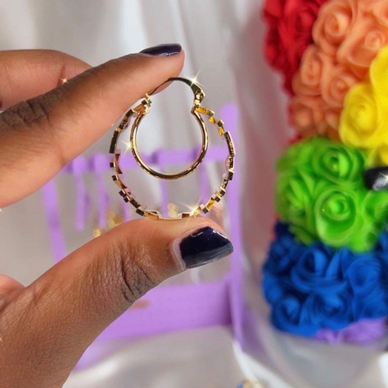 Signature Custom Name Hoops
