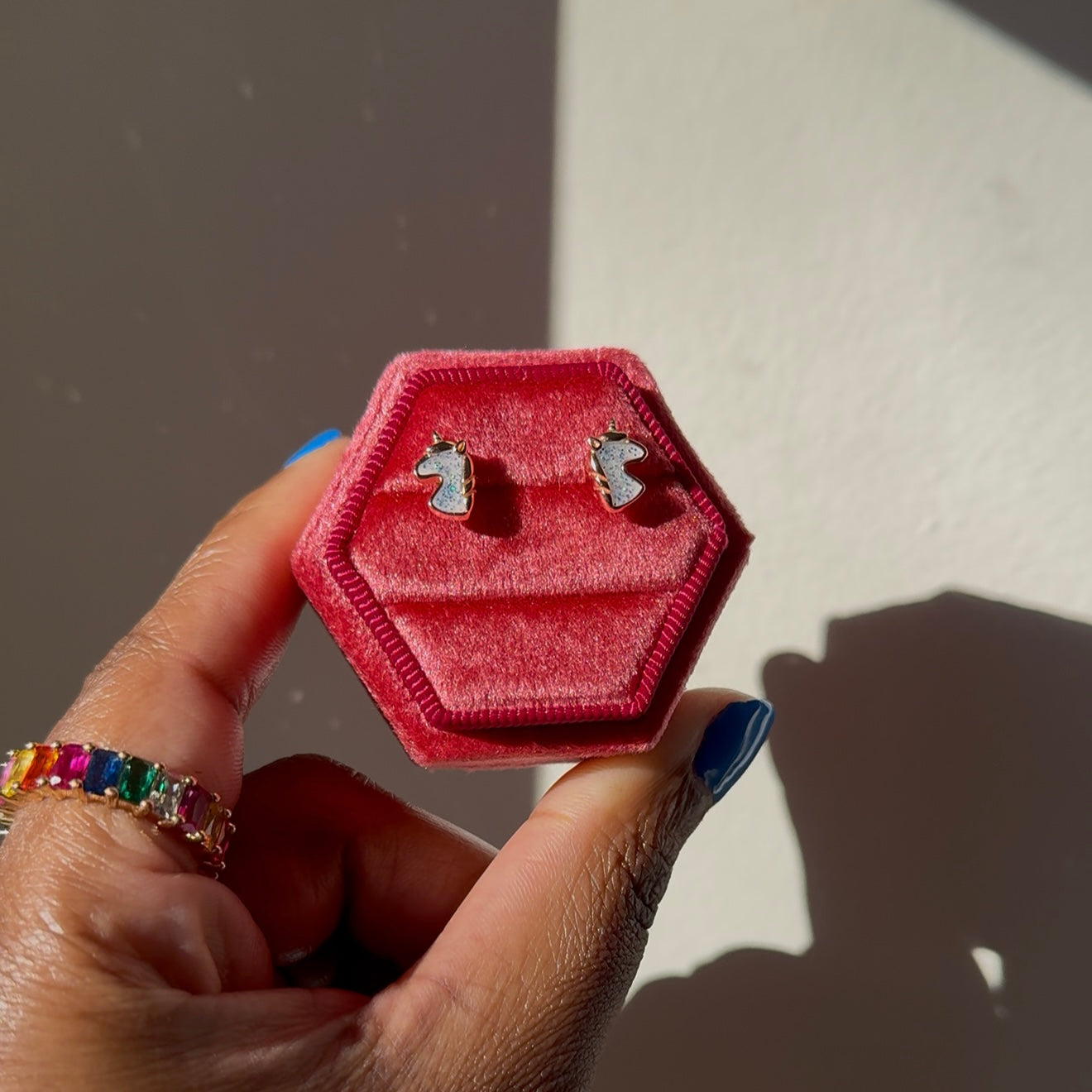 Unicorn Glitz Studs
