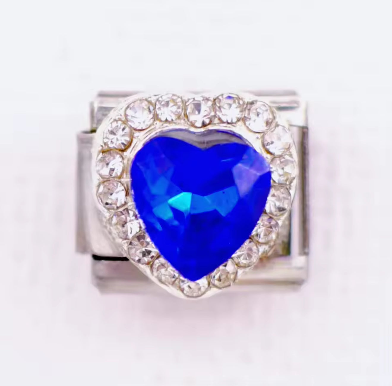 Heart of Diamonds Charm 'Royal Blue'