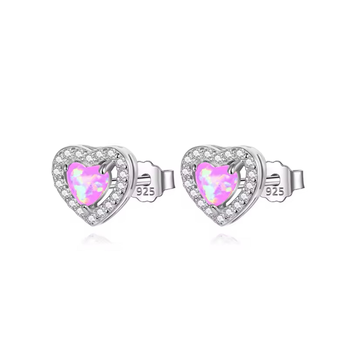 Glow Radiant Heart Studs