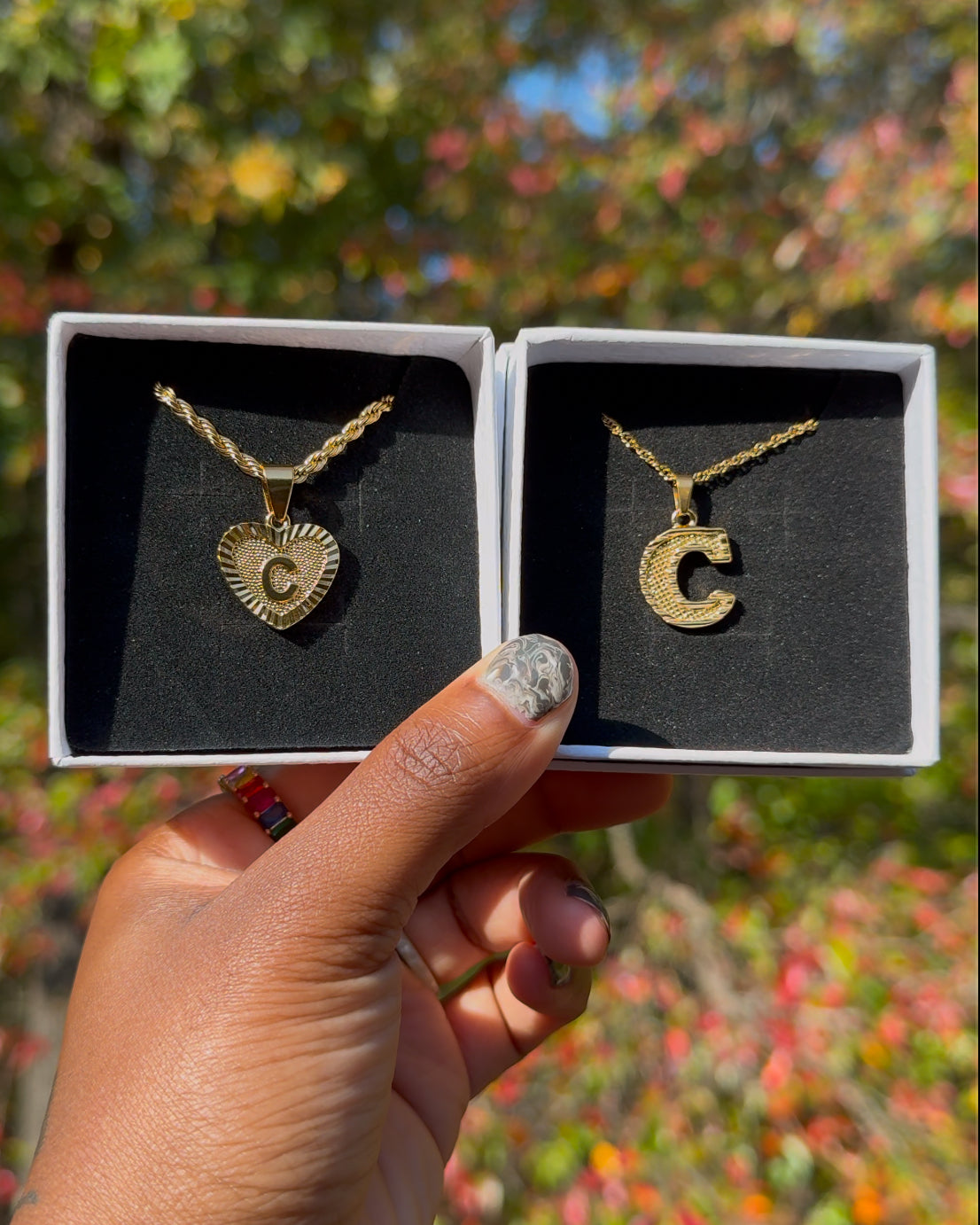 Initial Pendant Necklace