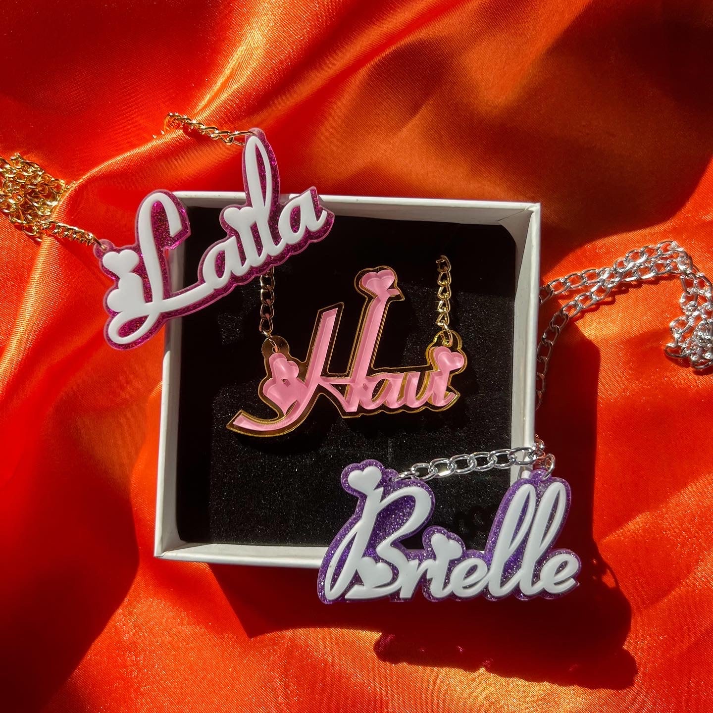 Custom Acrylic Name Necklace