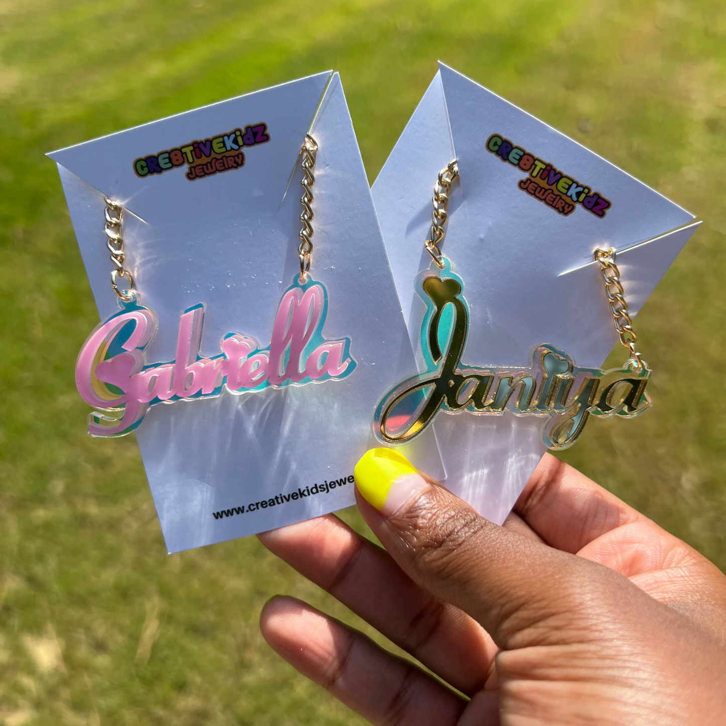 Custom Acrylic Name Necklace