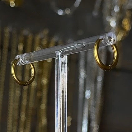 Gold Huggie Hoops