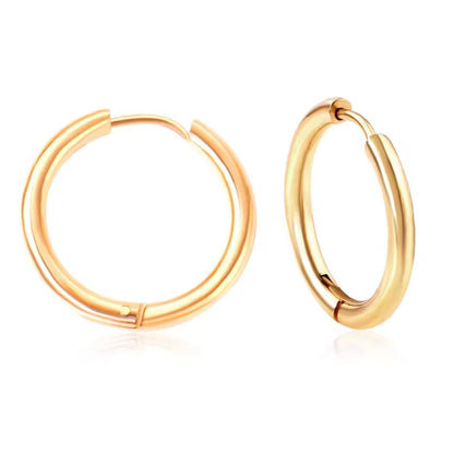 Gold Huggie Hoops