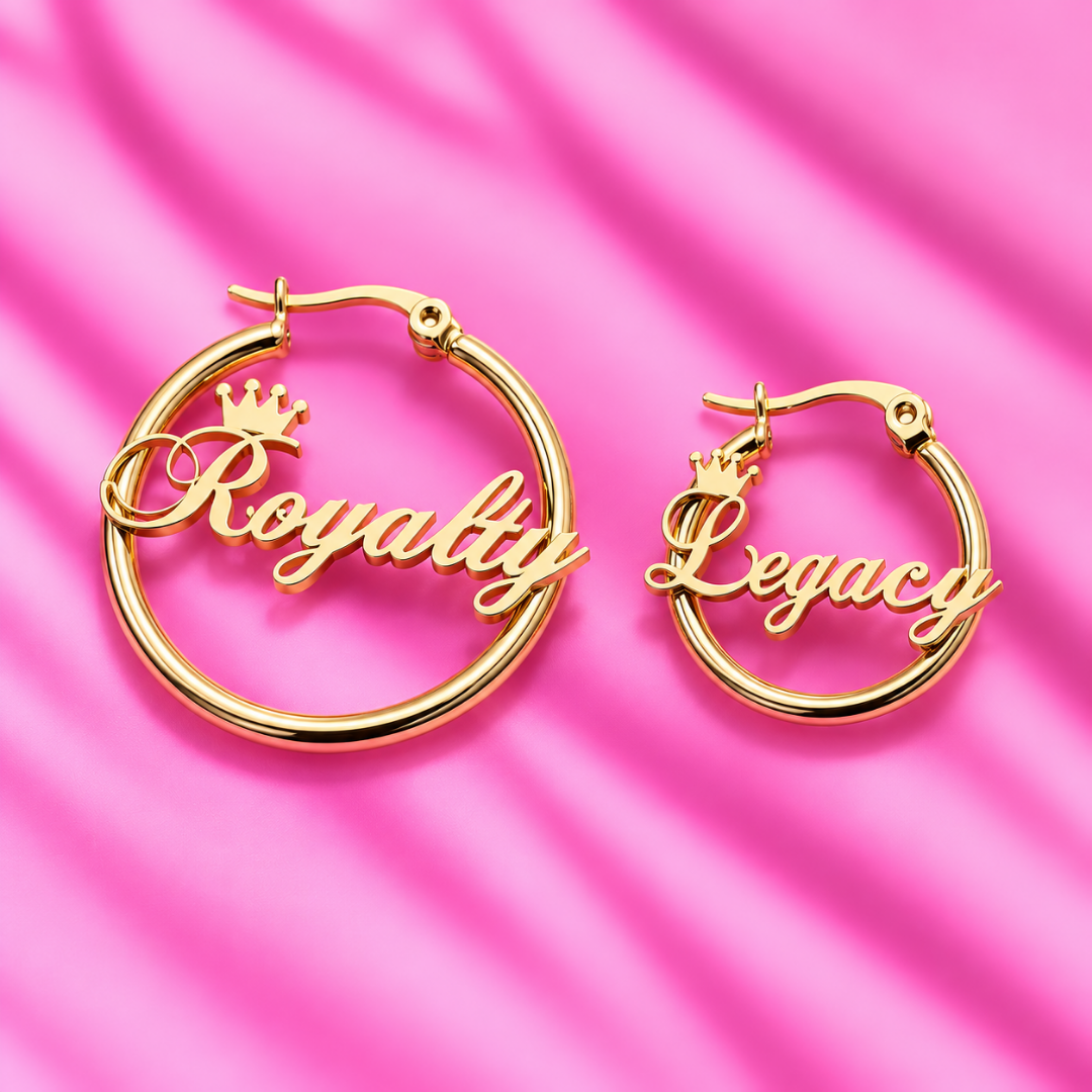 Royalty Custom Name Hoops