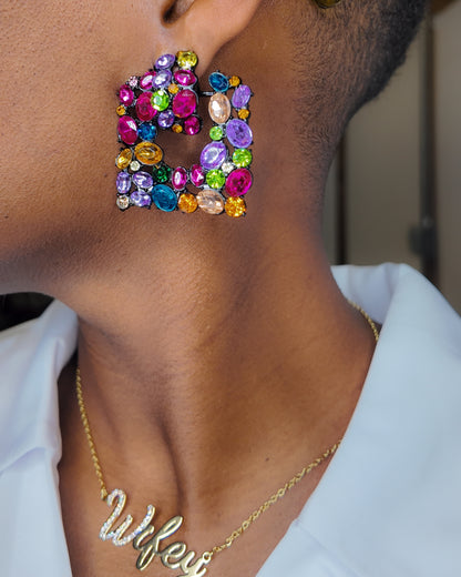 Kaleidoscope Queen Earrings