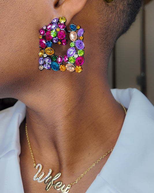 Kaleidoscope Queen Earrings