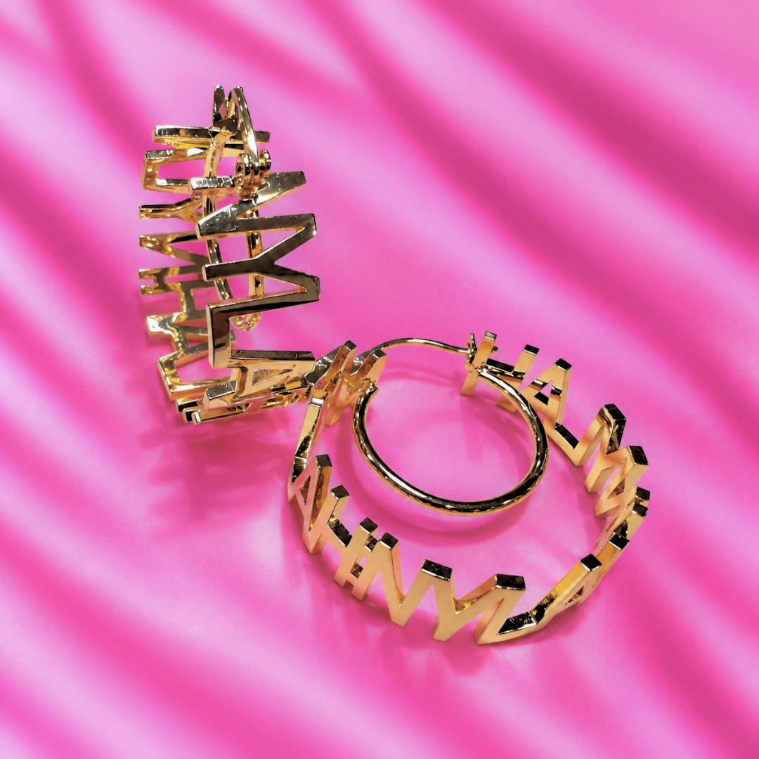 Signature Custom Name Hoops