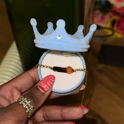 Boys Laser Engraved ID Bracelet