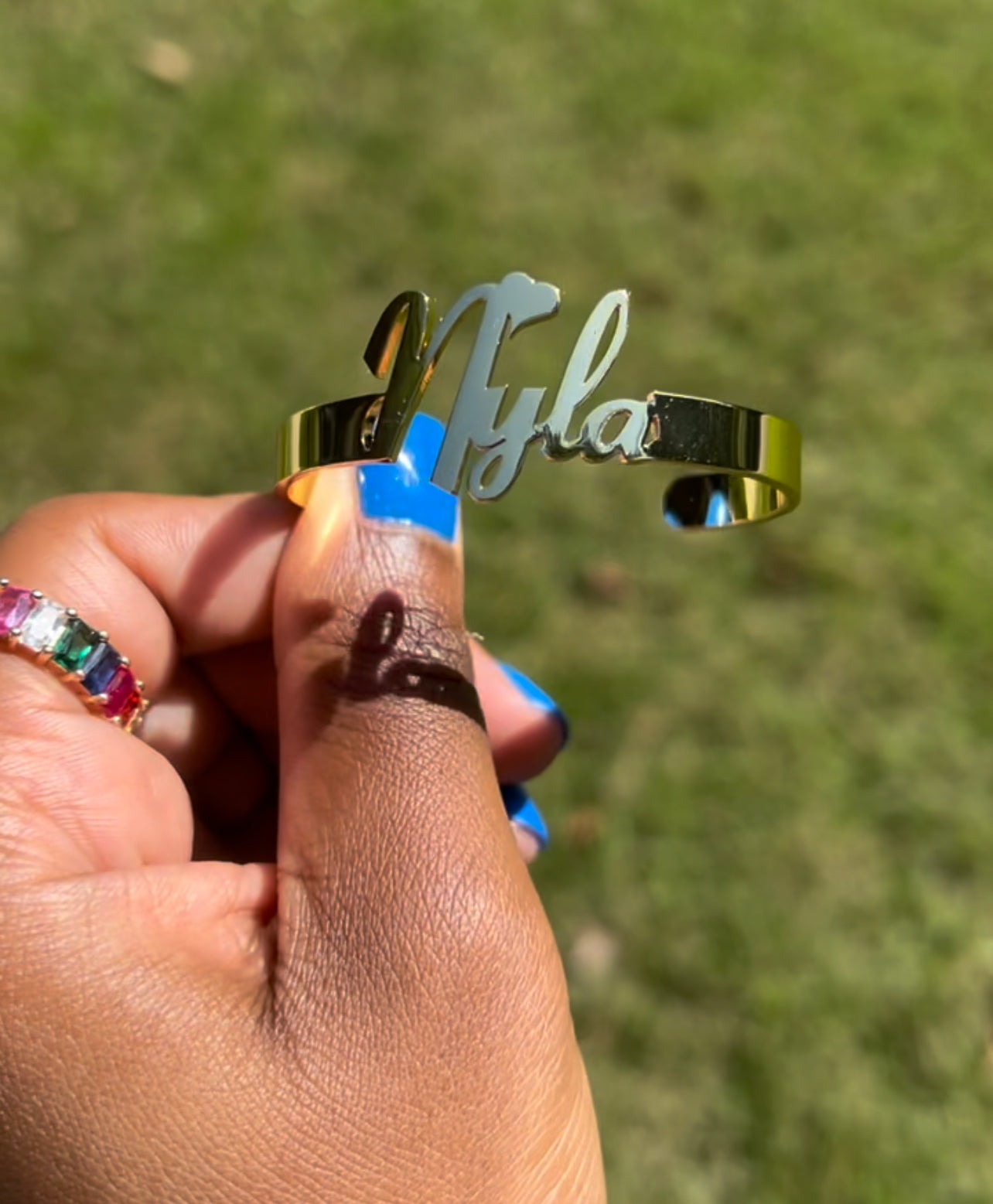 Kid's Personalized Name Bangle Cuff