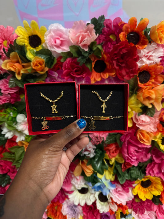 Personalized Initial Charm Set