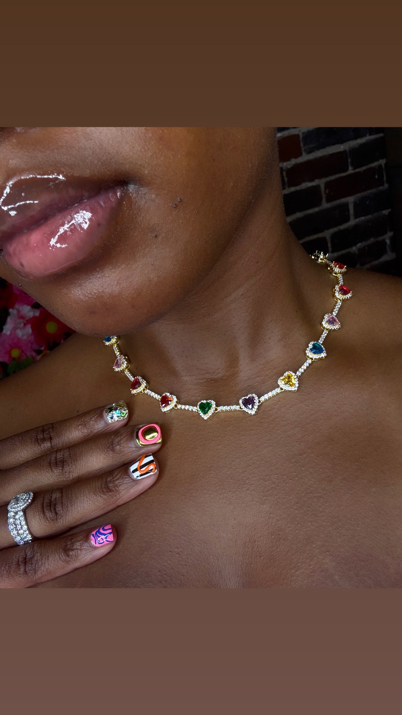 Couture Hearts Necklace