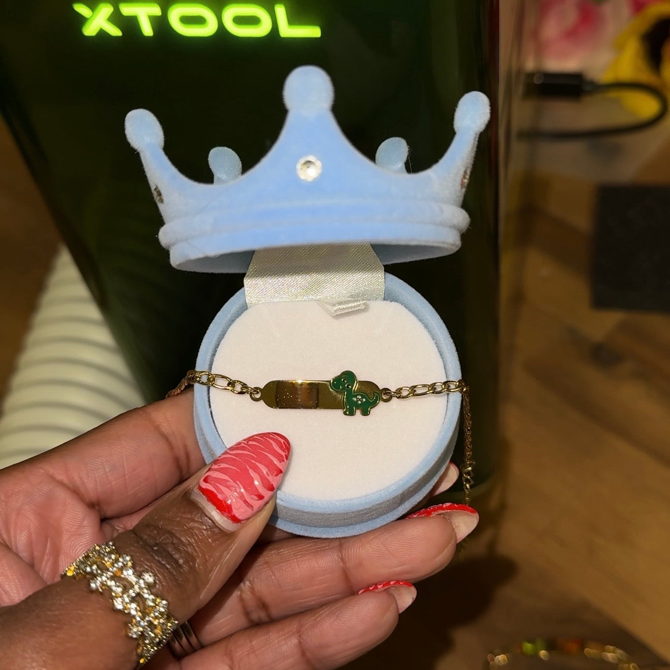 Boys Laser Engraved ID Bracelet