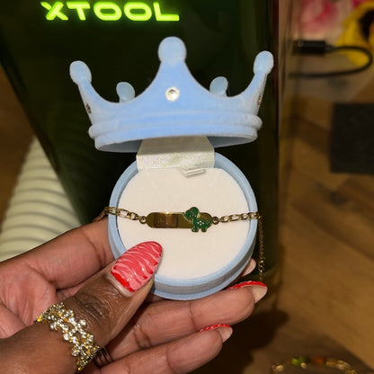 Boys Laser Engraved ID Bracelet