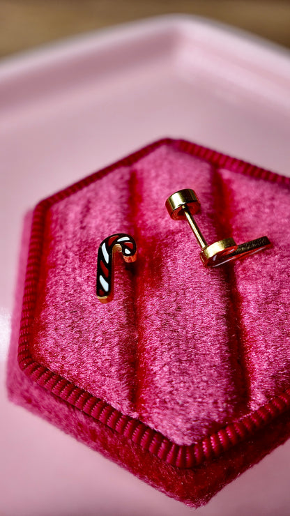 Candy Cane Cutie Screwback