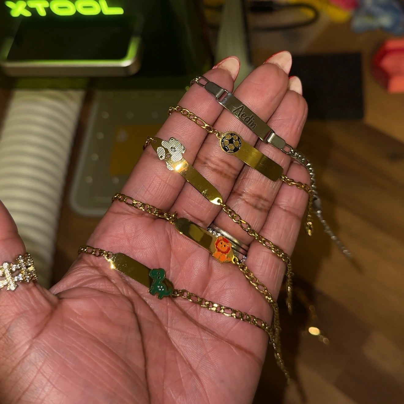 Boys Laser Engraved ID Bracelet