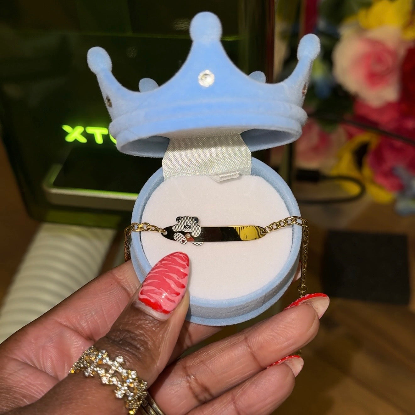 Boys Laser Engraved ID Bracelet