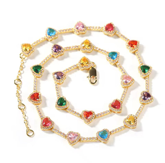 Couture Hearts Necklace