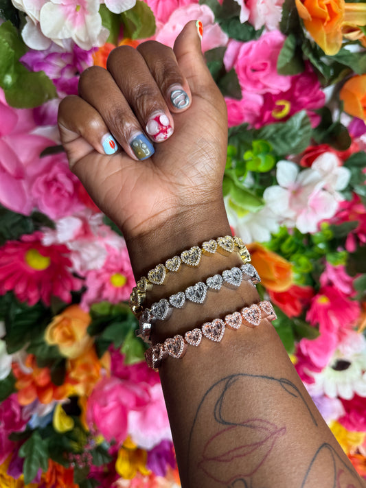 Sweetheart Baguette Bracelet