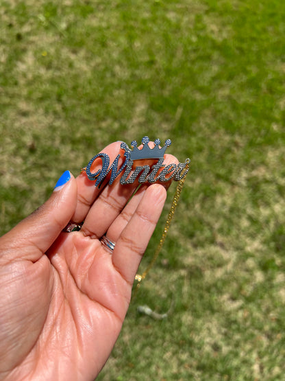 Custom Double Plated Name Necklace