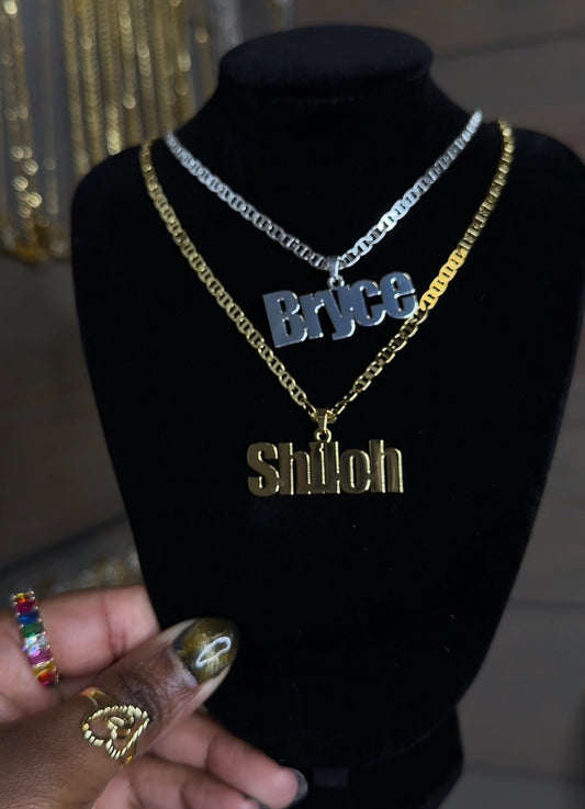 Boys Personalized Name Necklace