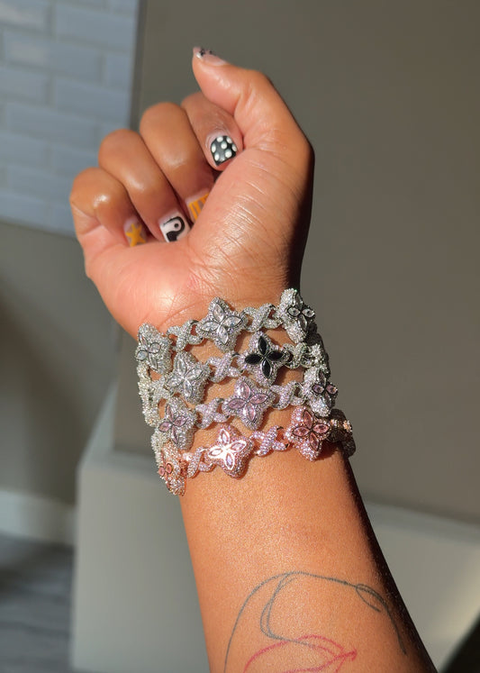 Sparkling Petal Pushers Bracelet