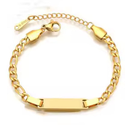 Boys Laser Engraved ID Bracelet