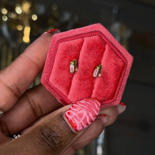 Lip Gloss Screwback Studs