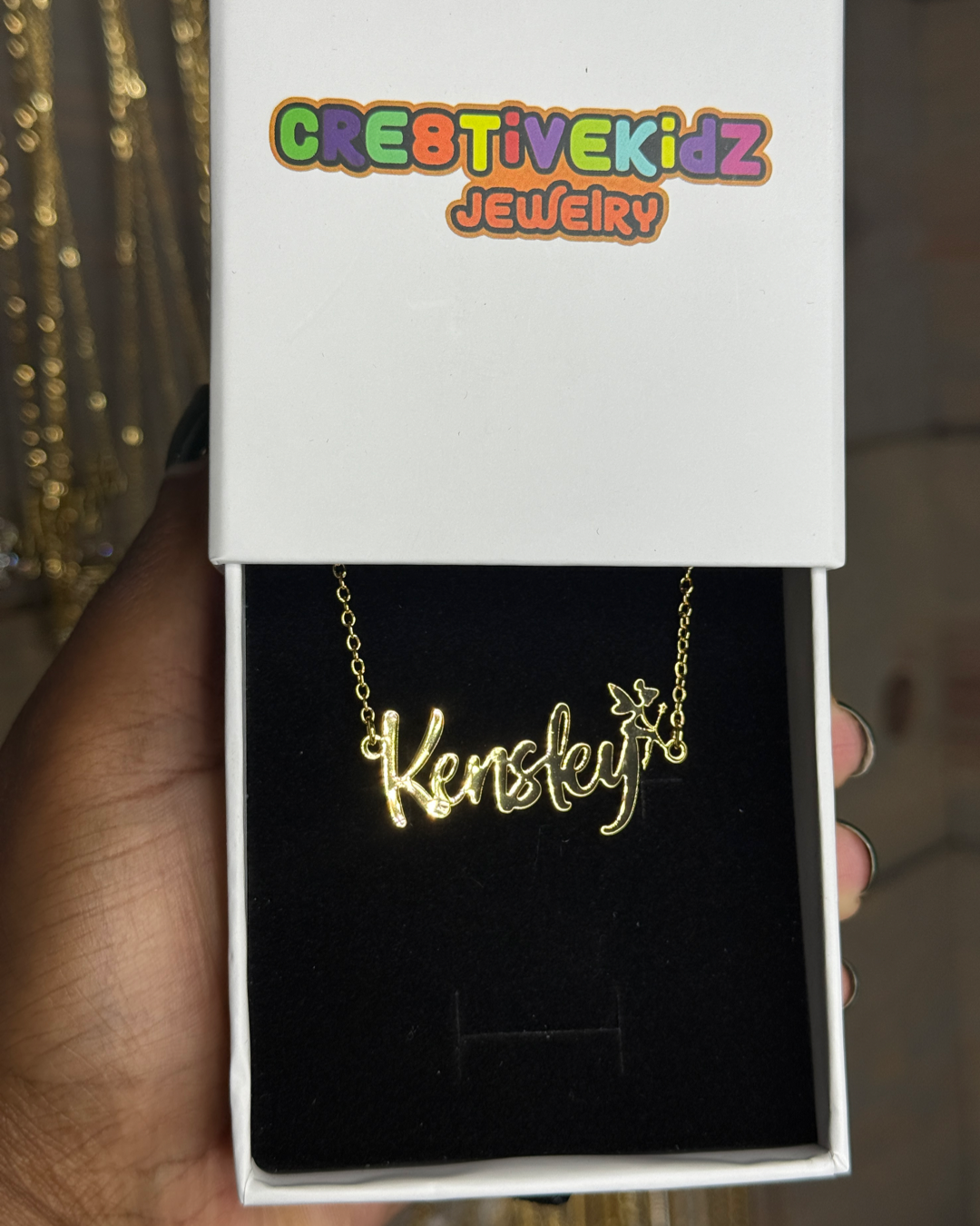 Custom Fairy Girl Necklace