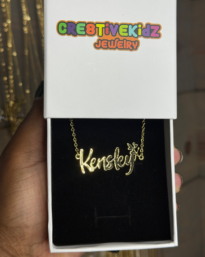 Custom Fairy Girl Necklace