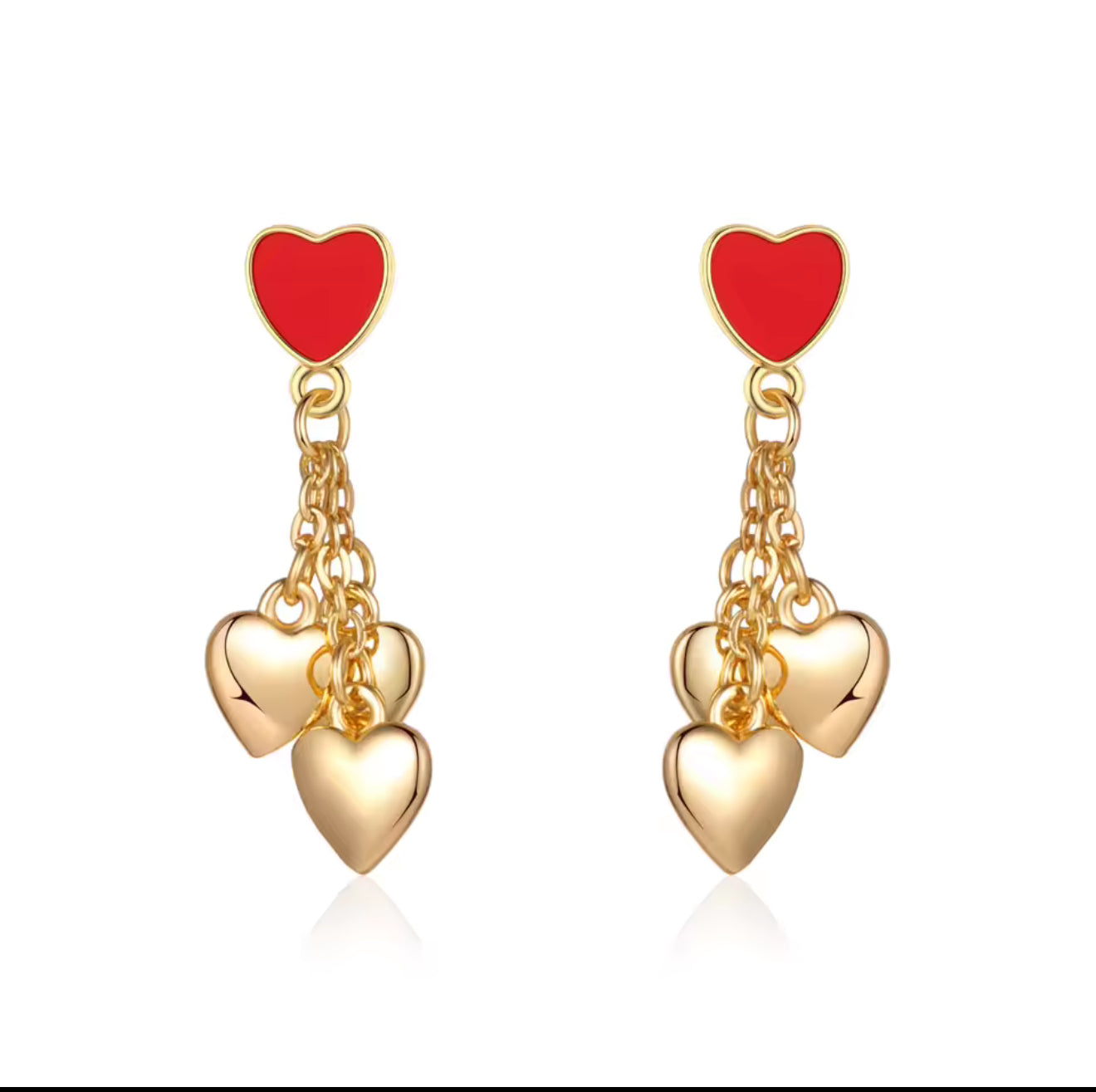 Sweetheart Dangle Studs