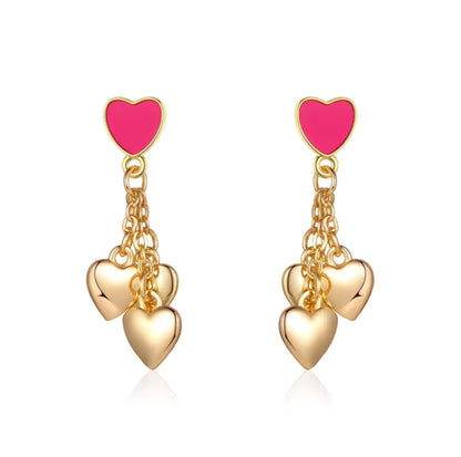 Sweetheart Dangle Studs