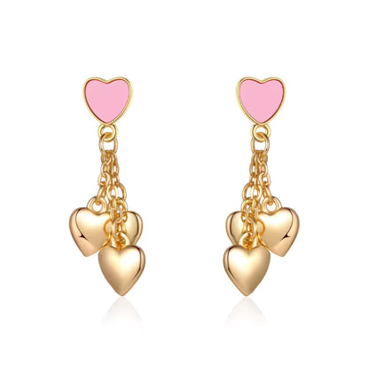 Sweetheart Dangle Studs