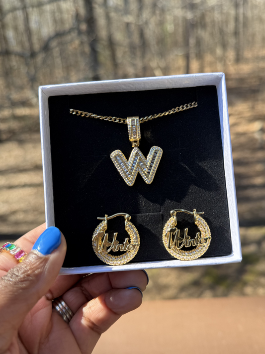 Diamond Luxe Initial Set