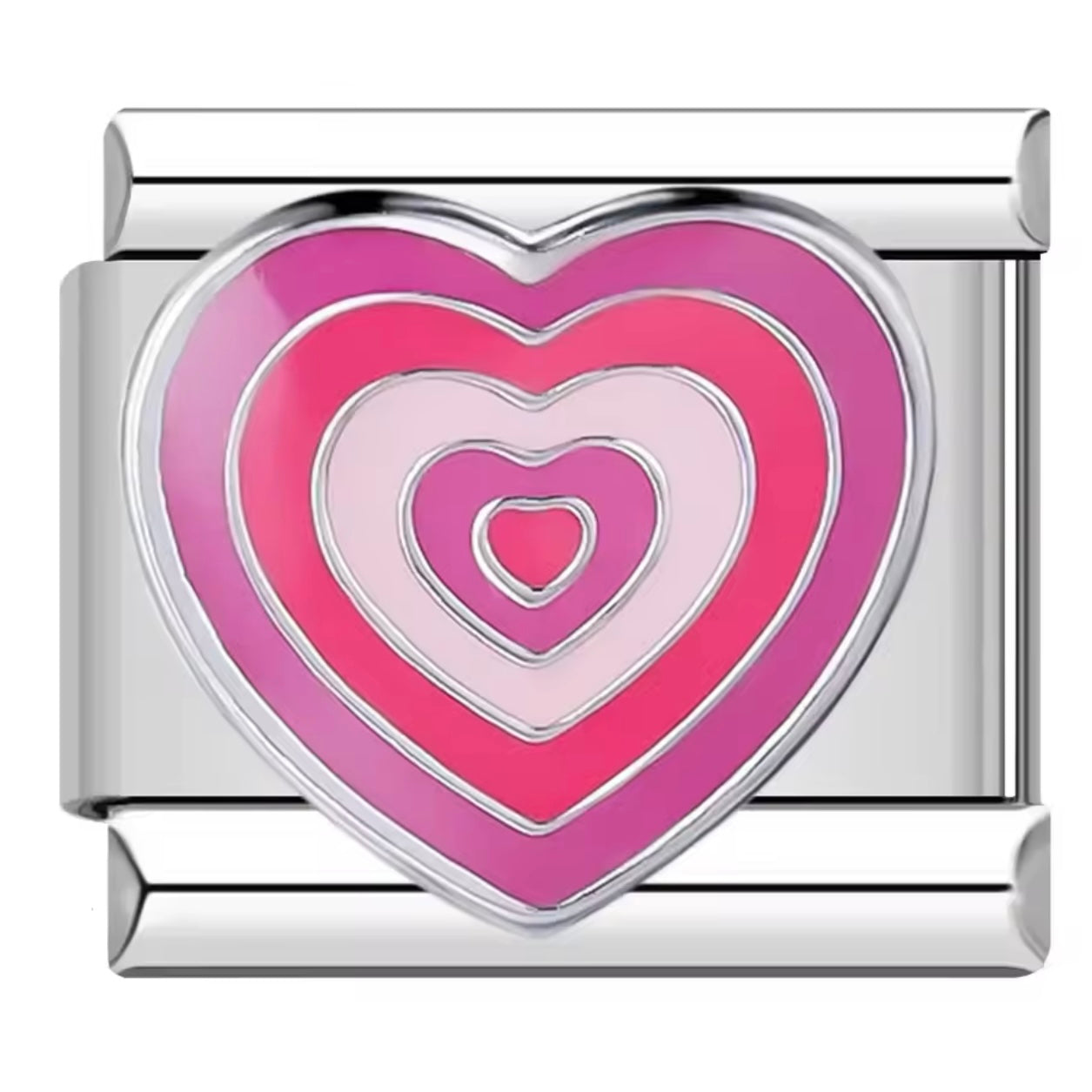 Layers of Love Charm 'Pink'