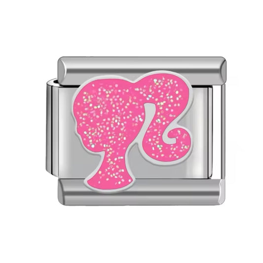 Glitter Girl Charm