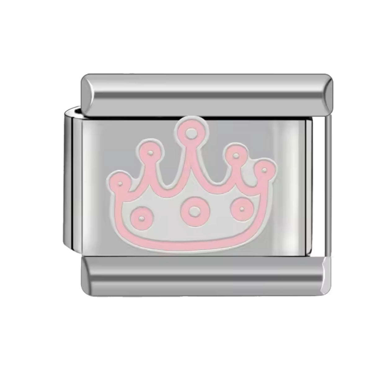 Pink Crown Charm