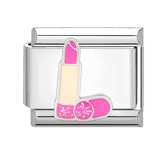 Pink Lipstick Charm