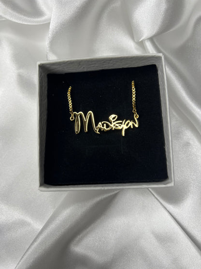 Creative Font Personalized Name Necklace