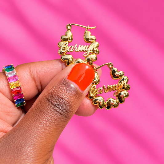 Cupid Heart Hoops