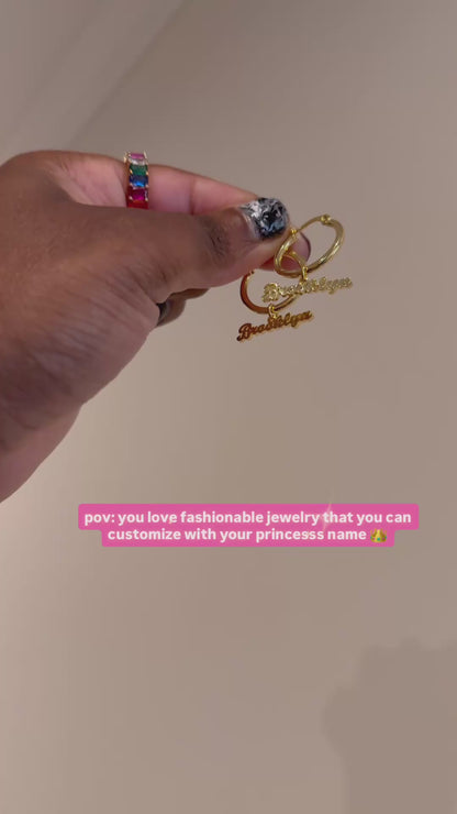 2-In-1 Custom Glitz Hoops