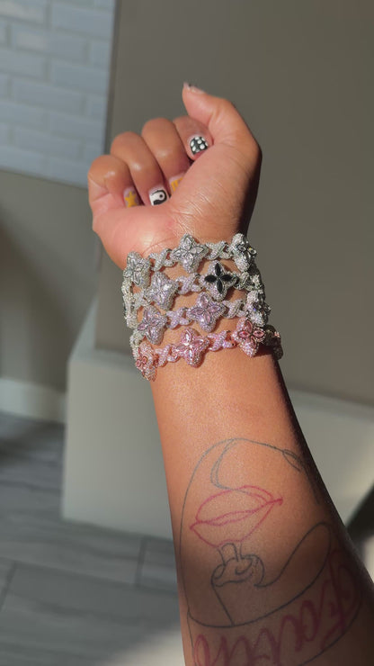 Sparkling Petal Pushers Bracelet