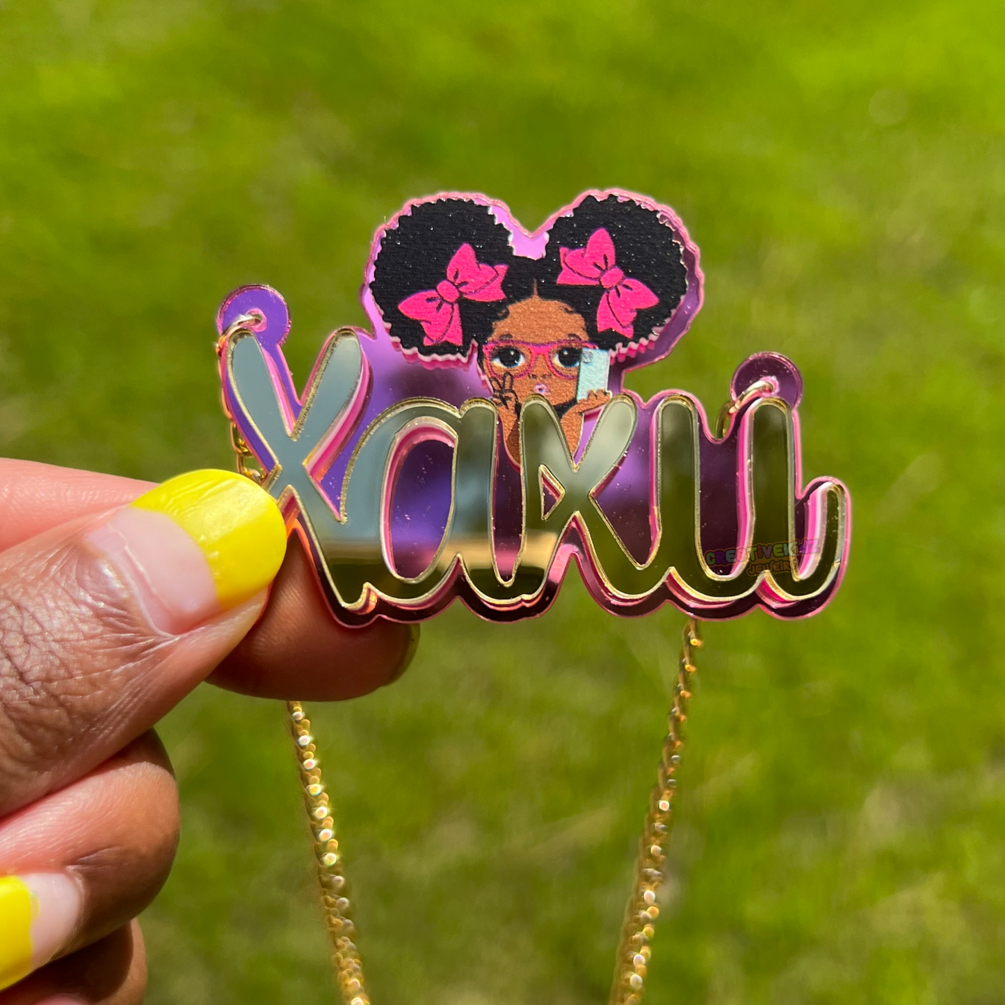 Black Girl Magic Character + 2 Hair Jewelry Bundle