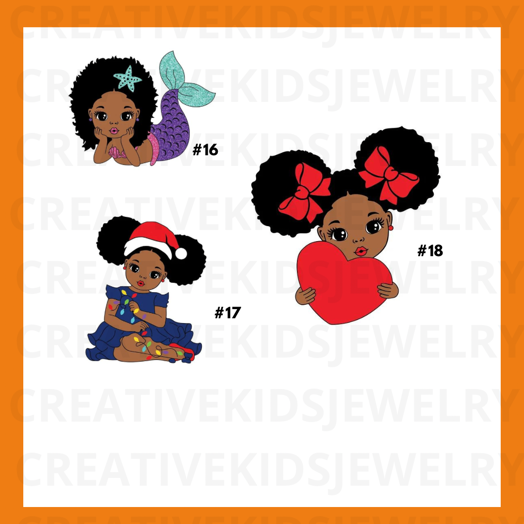 Create Your Own Nameplate Black Girl Magic Characters